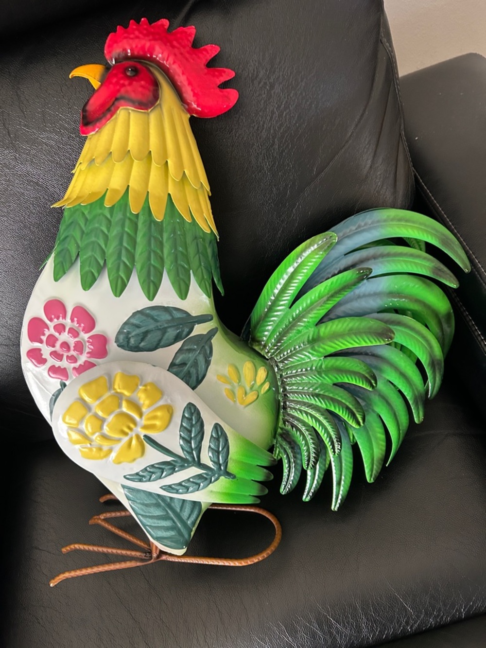 Red Shed Metal Decorative Rooster - Picture 6 of 9